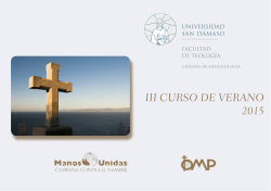 III CURSO DE VERANO 2015