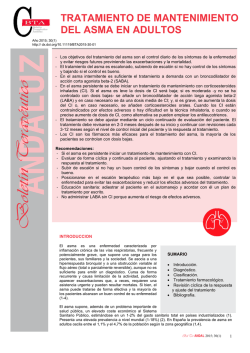 Tratamiento de mantenimiento del asma en adultos