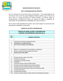 directorio de la informacion por dependencias