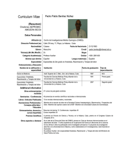 Dr. Pedro Pablo Ben&iacute;tez N&uacute;&ntilde;ez.