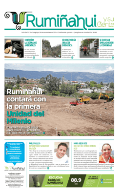 Periodico Rumi&ntilde;ahui y sy gente edicion 20