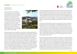 Circular / Octubre de 2015