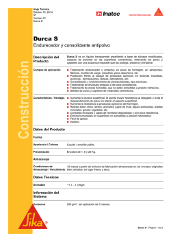 Durca S - Sika Paraguay