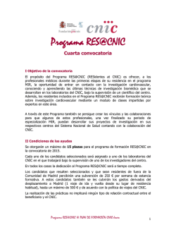 Bases convocatoria 2015