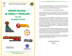 TECNOL&Oacute;GICO NACIONAL DE M&Eacute;XICO Instituto Tecnol&oacute;gico de