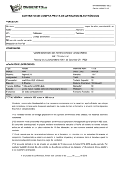 CONTRATO DE COMPRA-VENTA DE APARATOS ELECTR&Oacute;NICOS