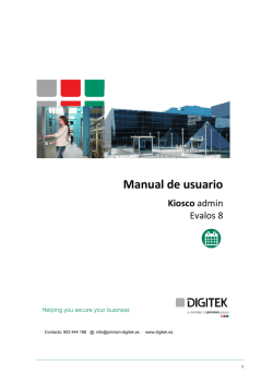 M&oacute;dulo Kiosko