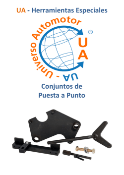 Cat&aacute;logo Conjuntos de Puesta a Punto