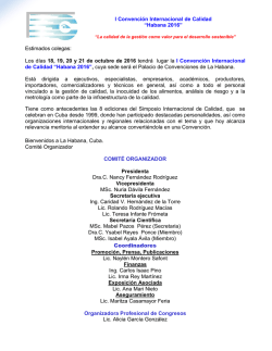 1er Anuncio - Centro de Gesti&oacute;n y Desarrollo de la Calidad