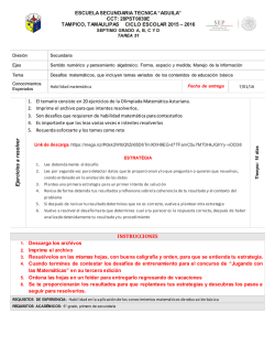 INSTRUCCIONES - Comunicaciones y Tareas Colegio Aguila