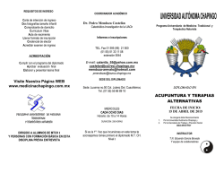 Visite Nuestra P&aacute;gina WEB www.medicinachapingo.com.mx