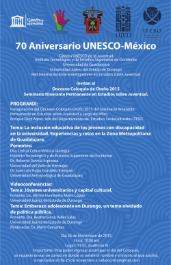 70 Aniversario UNESCO-M&eacute;xico