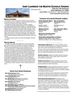 saint lawrence the martyr catholic church