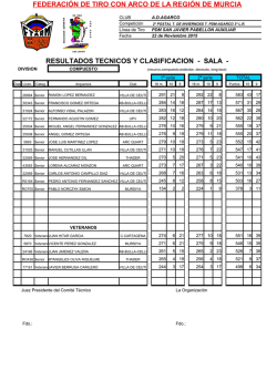3&ordf; competici&oacute;n de la Liga Regional en Sala