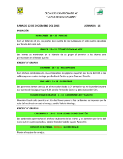 Cr&oacute;nicas de Play Off_01