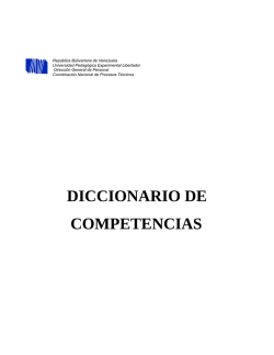 Competencias Gen&eacute;ricas, Indicadores y Grados.
