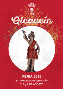 Programa Feria 2015 - Ayuntamiento de Alcauc&iacute;n