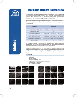 Mallas de Alambre Galvanizado - jennmar