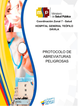 protocolo de abreviaturas peligrosas