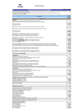 para descargar el Tarifario de Importaci&oacute;n completo.