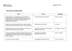 El significado que los profesionales de la Salud Mental del Hospital