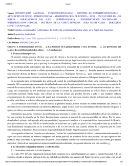 Voces: CONSTITUCION NACIONAL ~ CONSTITUCIONALIDAD