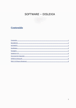 Software dislexia