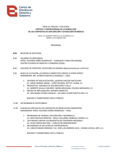 mesa de an&aacute;lisis y discusi&oacute;n cr&iacute;ticas y controversias de la ronda uno