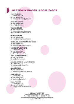 Localizador - Sevilla Film Office