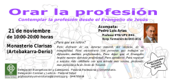Orar la profesi&oacute;n