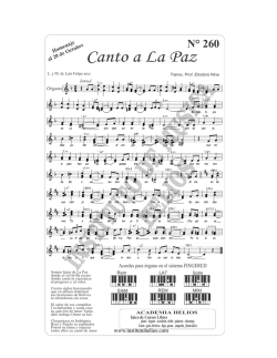 Canto a La Paz