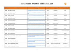 SIELOCAL CAT&Aacute;LOGO COMPLETO DE INFORMES