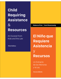 Child Requiring Assistance & Resources El Ni&ntilde;o que Requiere