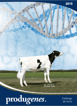 Cat&aacute;logo de toros