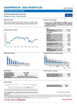 EuroPopular Crecimiento 100 - Ficha del Plan