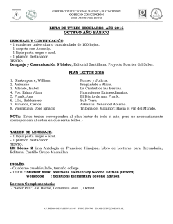 8&deg; b&aacute;sico 2016 - Colegio Concepci&oacute;n Pedro de Valdivia