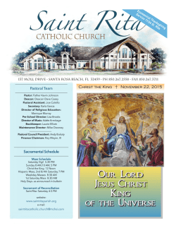 Our Lord Jesus Christ King of the Universe