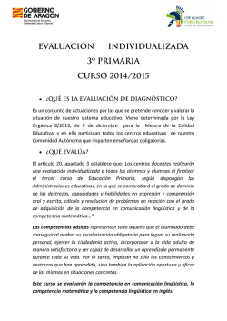 informaci&oacute;n ev. individualizada