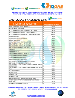 descarga la lista de precios ecoline en pdf