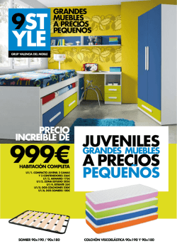 A PRECIOS - Muebles Paco Cervera