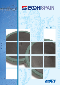 DISCOS DIFUSORES - secoh