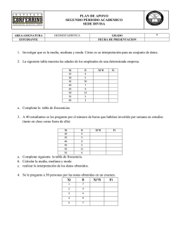Geoestad&iacute;stica 9&deg;,10&deg; y 11