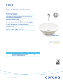 Lavamanos Spazio Ii Blanco