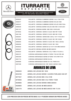 WCINPAL MWM CUMMINS - iturrarte repuestos