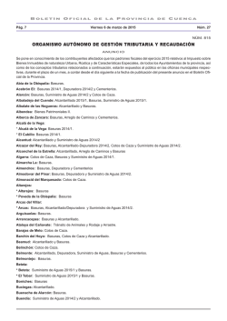 Padrones Fiscales 2015