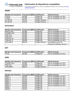 Fabricantes de dispositivos compatibles