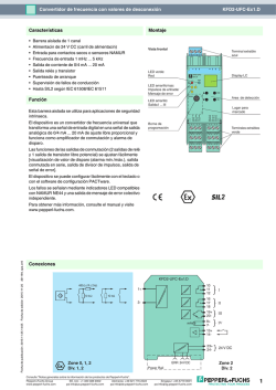 KFD2-UFC-Ex1.D Convertidor de frecuencia con