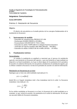 Pr&aacute;ctica 3: Modulaci&oacute;n de frecuencia