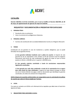 Requisitos y documentaci&oacute;n de como crear una apertura