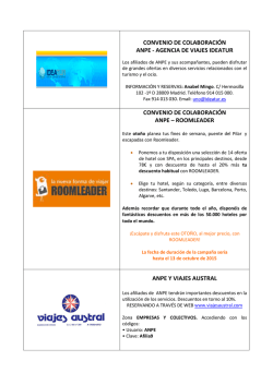 CONVENIO DE COLABORACI&Oacute;N ANPE